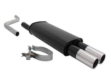 Novus sportuitlaat Vw Polo 2, Polo 3 2x76mm M-Design, Verzenden, Nieuw