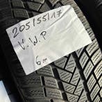 2 x Vredestein Wintrac Pro 205-55-17 Winterbanden 6mm, Auto-onderdelen, Banden en Velgen, Gebruikt, 17 inch, Band(en), Personenwagen
