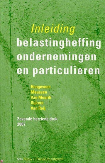 Inleiding belastingheffing ondernemingen en particulieren, Verzenden, Gelezen