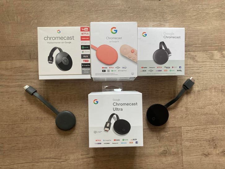 Google Chromecast kopen (alle modellen) met garantie vanaf, Audio, Tv en Foto, Mediaspelers, Zo goed als nieuw, Ophalen of Verzenden