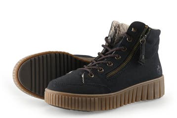 Rieker Snowboots in maat 38 Blauw, Kleding | Dames, Schoenen, Snowboots, Zo goed als nieuw, Rieker, Verzenden