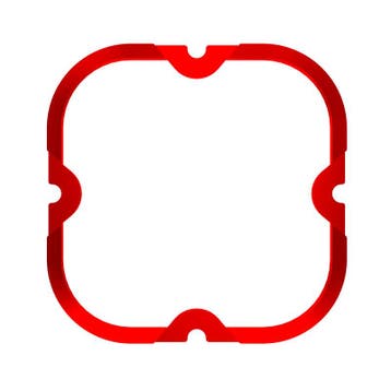 KC HiLiTES FLEX ERA 4 Color Bezel Ring Red (ea), Ophalen of Verzenden, Nieuw
