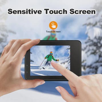 Ourlife 5K Action Camera met 2.0" Touchscreen, WiFi, 170° Gr, Verzenden, Nieuw