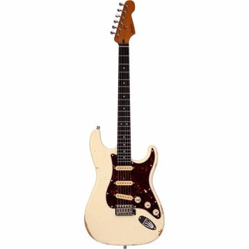 Patina PS-6 R ST-Style Elektrische Gitaar White, Ophalen of Verzenden, Nieuw