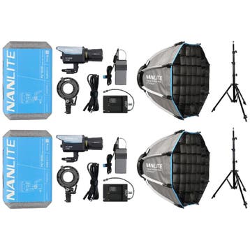 Nanlite FC-60B LED Bi-Colour Spot Light Dual Kit, Ophalen of Verzenden, Nieuw, Overige typen