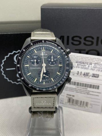 Omega x Swatch - MoonSwatch - Mission to Mercury - Zonder, Sieraden, Tassen en Uiterlijk, Horloges | Heren, Nieuw