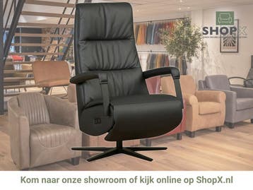 Leren sta-op-stoel Core - Toledo Nero (zwart) - extra large, Bohemian, Industrieel, Modern, Scandinavisch, Nieuw, Ophalen of Verzenden