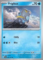 Frigibax 058/193 reverse holo Paldea evolved, Ophalen of Verzenden, Nieuw, Losse kaart, Foil