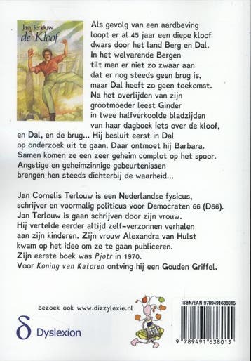 De kloof 9789491638015 Jan Terlouw, Boeken, Verzenden, Zo goed als nieuw, Jan Terlouw