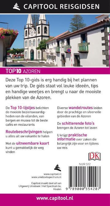 Azoren / Capitool Reisgidsen Top 10 9789000354207 Capitool, Boeken, Reisgidsen, Verzenden, Gelezen, Capitool
