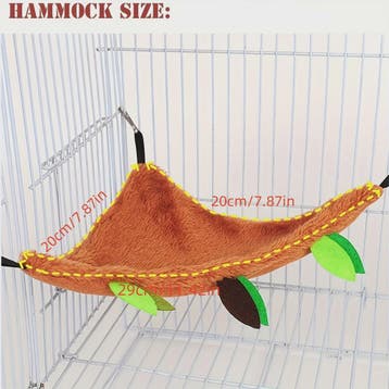 5-delige Pluche Hamster Hangmat & Swing Set voor Kleine Huis