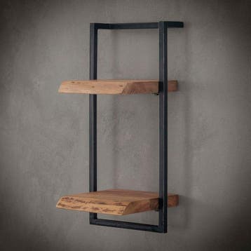 Fraaai Woody metaal wandplank 30x65 cm - Outlet A, Huis en Inrichting, Ophalen of Verzenden, Nieuw