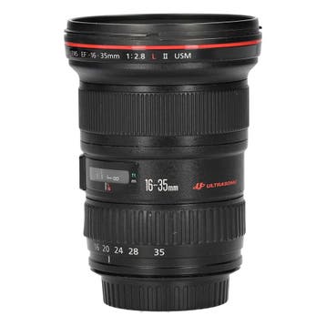 Canon EF 16-35mm f/2.8L USM II met garantie, Audio, Tv en Foto, Fotografie | Lenzen en Objectieven, Ophalen of Verzenden, Gebruikt