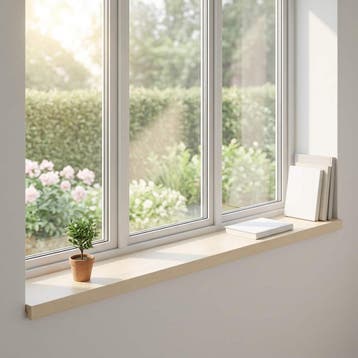 vidaXL Raamkozijnen 2 st Wit 140 x 15 x 2 cm Massief, Doe-het-zelf en Verbouw, Verzenden, Nieuw