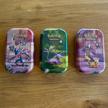 Pokémon - 3 Box - Pokémon TCG 30th Celebration – 3 Mini Tins, Nieuw