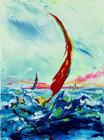 Vitality - Serie Regata - 15 (Velero - Paisaje Marino)