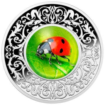 Kameroen. 500 Francs 2023 Ladybug - Lucky Charms 1/2 oz