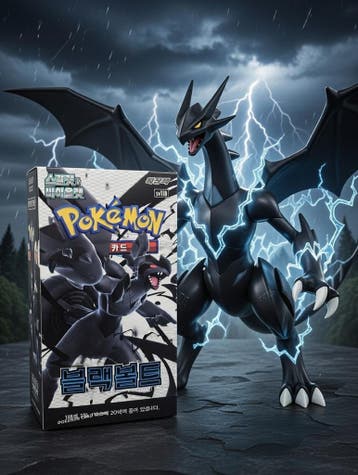 Pokémon Black Bolt boosterbox Koreaans, Ophalen of Verzenden, Nieuw, Boosterbox, Foil