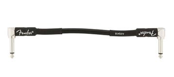 Fender Professional Series Patch kabel 15cm zwart, Verzenden, Nieuw