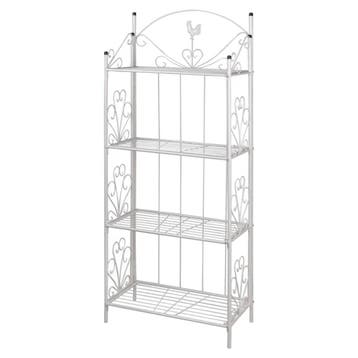 Stalen Plantenrek Wit | 153cm | 41% Korting!, Ophalen of Verzenden, Zo goed als nieuw, Metaal, 60 tot 100 cm