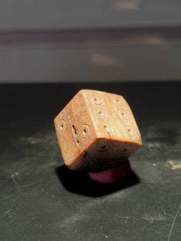 Oud-Romeins, Keizerrijk Been Dice - 12 mm (Zonder