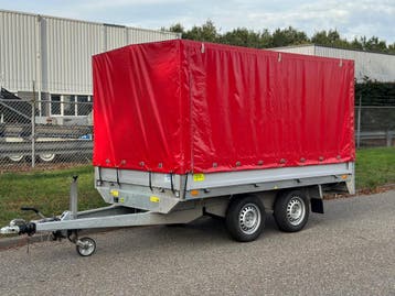 Saris huif aanhangwagen / verkoopwagen marge, Ophalen, Gebruikt