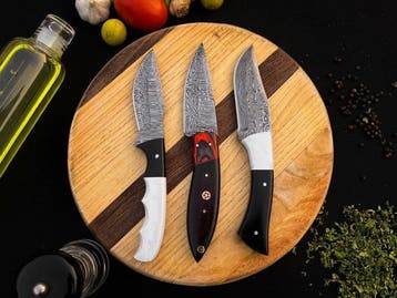 Keukenmes - Keuken Skinner-messen - Lx 260 - Staal, Hout,
