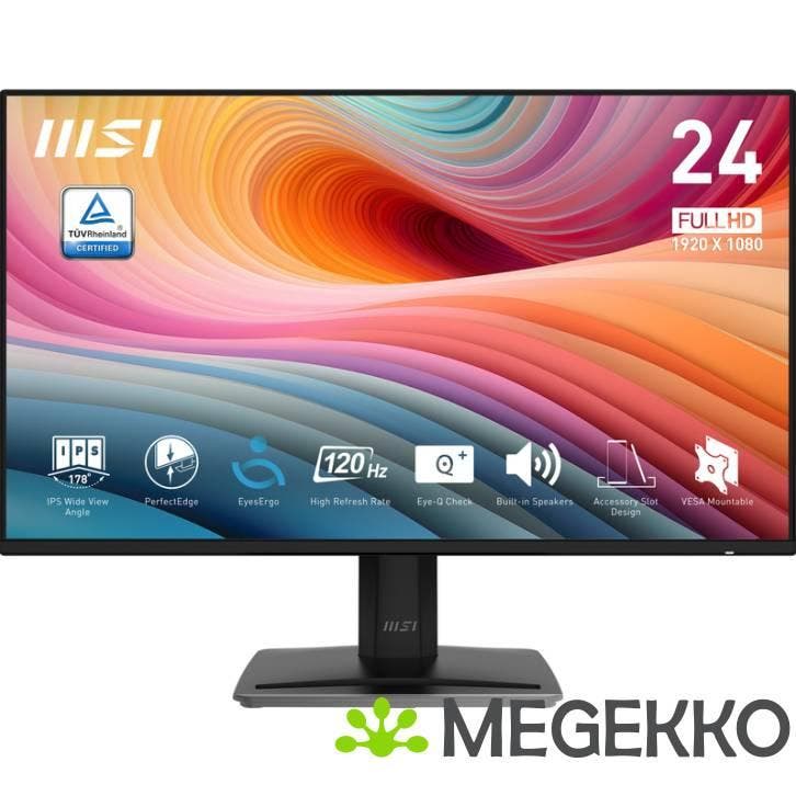 MSI PRO MP242A E2 24  Full HD 120Hz IPS monitor, Computers en Software, Monitoren, Nieuw, Verzenden