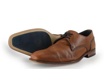 Manfield Veterschoenen in maat 43 Cognac, Kleding | Heren, Schoenen, Manfield, Overige kleuren, Verzenden, Gedragen
