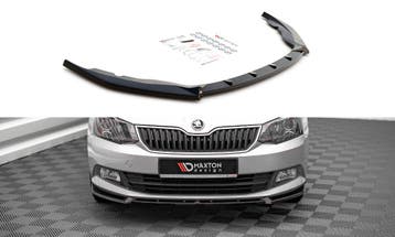 Voorspoiler V.1 Skoda Fabia MK3 Glans Zwart Maxton, Ophalen of Verzenden, Nieuw