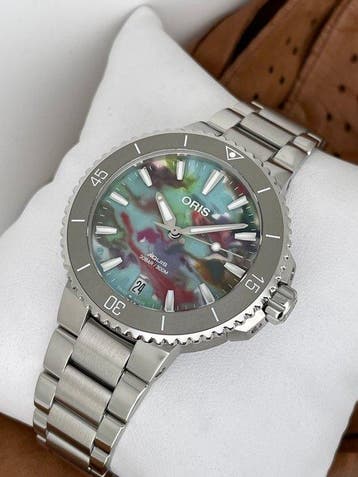 Oris - Aquis Date Upcycle Automatic - 01 733 7770 4150-Set -, Nieuw