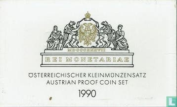 Oostenrijk jaarset 1990 (PROOF), Verzenden, Oostenrijk, Setje