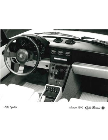 1990 ALFA ROMEO SPIDER PERSFOTO, Nieuw, Alfa Romeo, Author