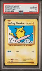 Surfing Pikachu (EVO 111) PSA 10, Ophalen of Verzenden, Nieuw