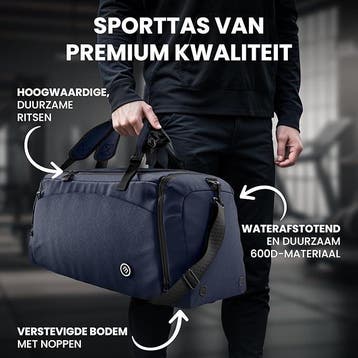 Sport- Gymtas/rugtas Bemaxx 40 liter, zwart, Ophalen of Verzenden, Nieuw