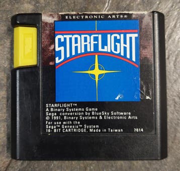 Starflight losse cassette (Sega Genesis tweedehands game), Ophalen of Verzenden, Nieuw