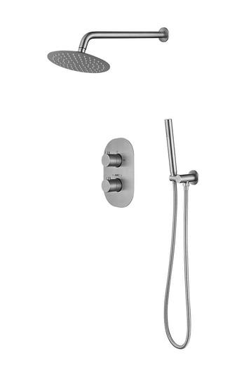 Sani Royal Inbouw Regendouche Doucheset RVS 304 geborsteld, Nieuw