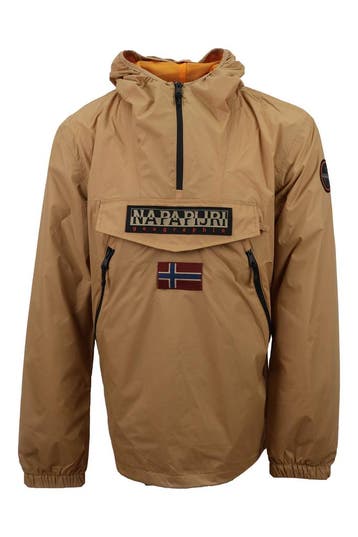 Napapijri Winterjas in maat L Beige, Verzenden, Zo goed als nieuw, Overige kleuren, Napapijri