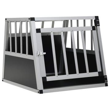vidaXL Hondenbench met enkele deur 54x69x50 cm, Dieren en Toebehoren, Hondenhokken, Verzenden, Nieuw