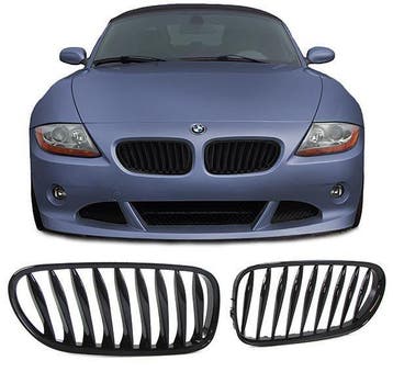 BMW Z4 E85 E86 Glanzend Zwarte Nieren Grill B2316, Auto-onderdelen, Carrosserie en Plaatwerk, Nieuw, Voor, BMW