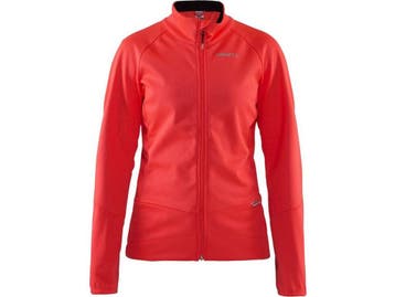 Craft Rime Fietsjack - Dames - Warm - Winddicht - Oranje, Verzenden, Zo goed als nieuw