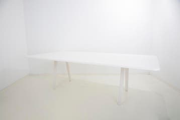 Vitra Joyn design vergadertafel 240x120cm Refurbished, Vergader- of Presentatieruimte, Ophalen of Verzenden, Gebruikt, Tafel