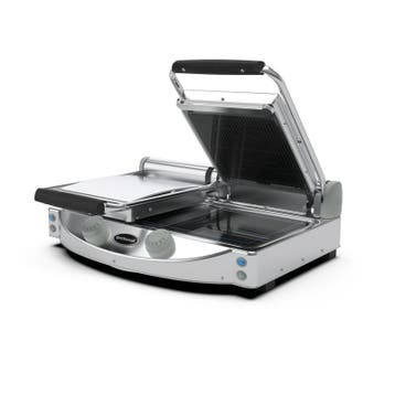 Spidocook Dubbele Grill | Contactgrill Glas-Keramisch/Geribb, Ophalen of Verzenden, Nieuw in verpakking