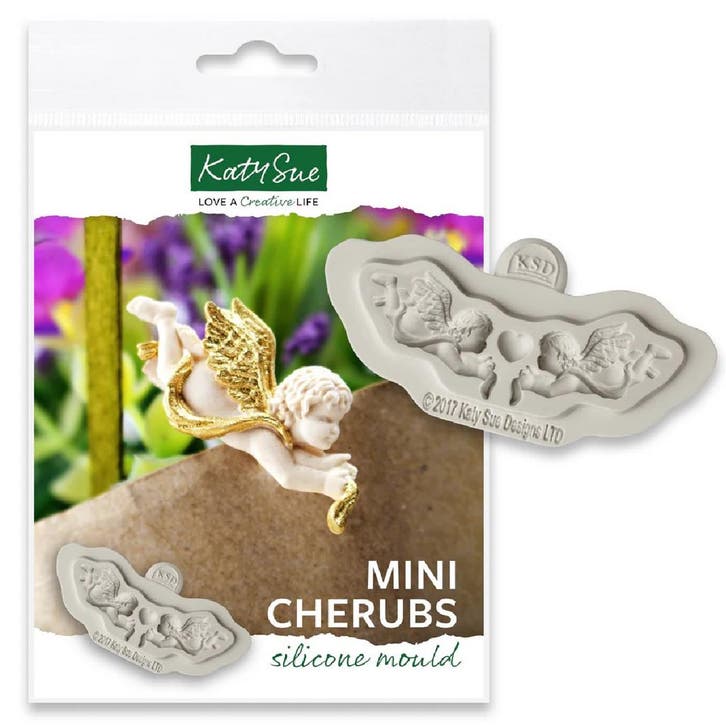 Katy Sue Mold Cherubijn/Engel Mini**, Hobby en Vrije tijd, Taarten en Cupcakes maken, Nieuw, Verzenden