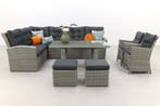 VDG - San Marino lounge diningset - 2x mante tuinstoel, Verzenden, Nieuw, Wicker, Loungeset