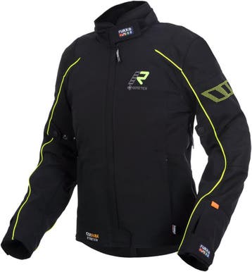 Rukka Comforina GTX Dames Zwart Geel Textiele Motorjas, Motoren, Kleding | Motorkleding, Nieuw met kaartje, Jas | textiel, Verzenden