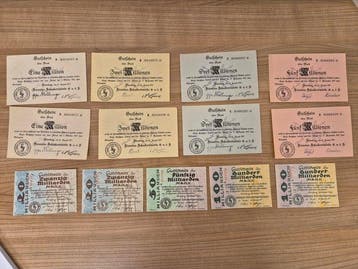 Duitsland. - 13 banknotes 1923 – Siemens-Schuckertwerke, Postzegels en Munten