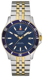 Swiss Alpine Military 7022.1145 Challenger horloge, Overige merken, Staal, Verzenden, Polshorloge