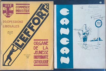 Tintin - Herge - Leffort + Cancan (cahier) - 2 Album -, Nieuw