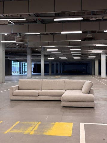 Linteloo Mauro Hoekbank | Clay | NIEUWSTAAT + Garantie, Huis en Inrichting, 300 cm of meer, Ophalen of Verzenden, Zo goed als nieuw